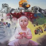 Tedi Lena, Where is my home, 2016, oil on canvas, 120 x 100cm